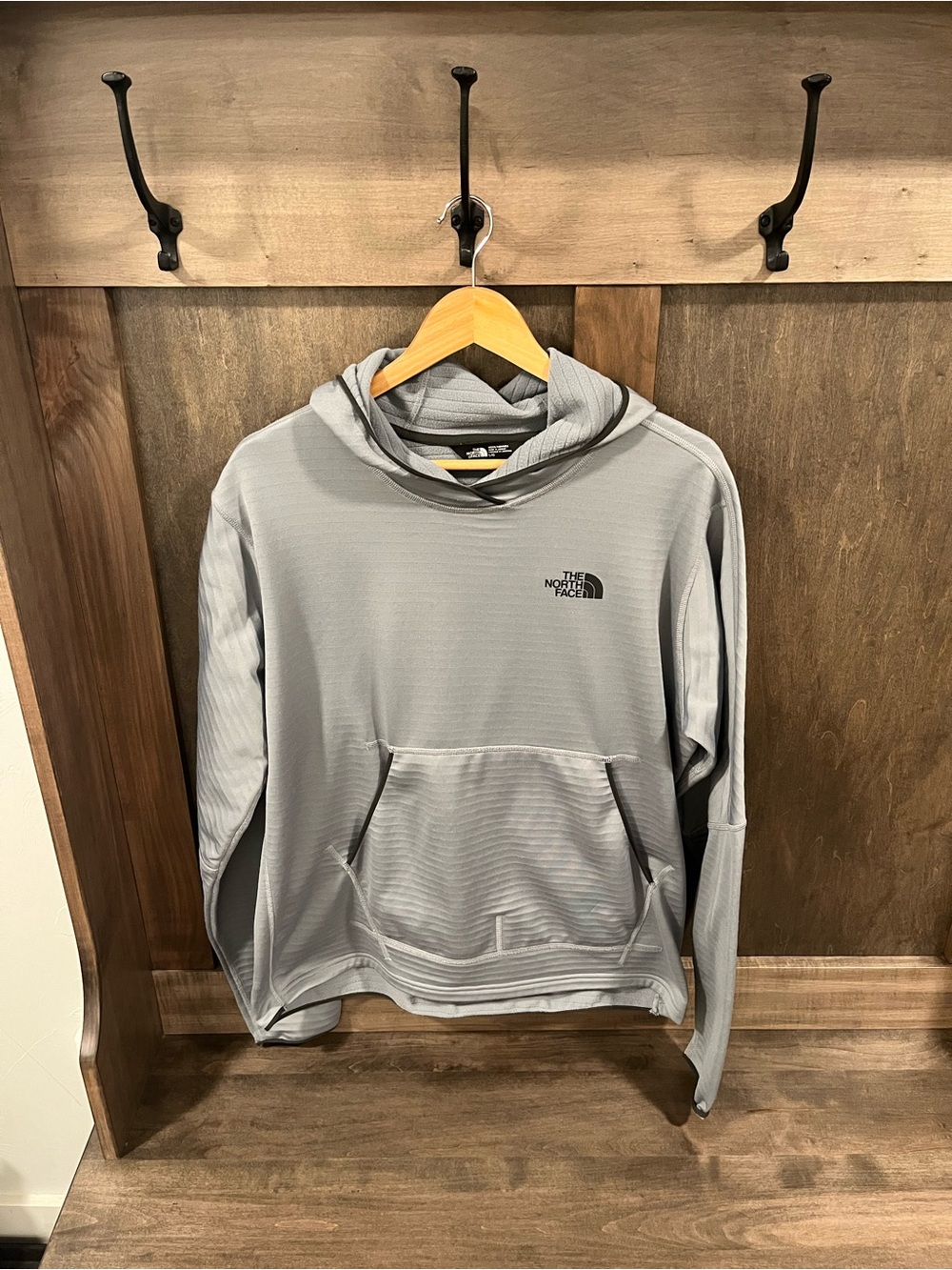 The North Face Light Gray Pullover Hoodie